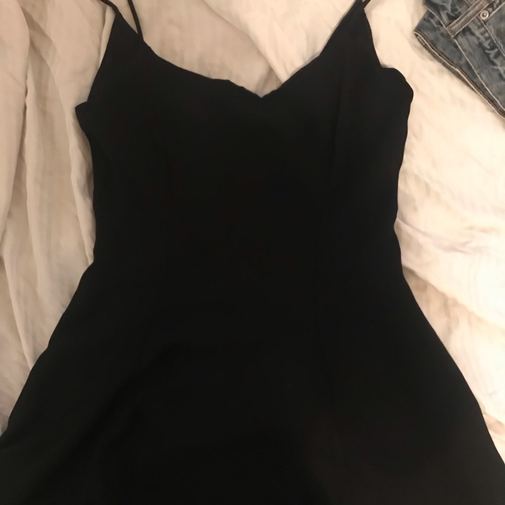 Black skater dress